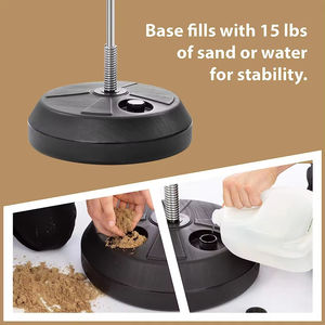 Saco de Boxeo <span class=keywords><strong>con</strong></span> Soporte para Adolescentes y Adultos - Altura Ajustable - Saco de Boxeo para Aliviar el Estrés y Hacer Ejercicio - Product Image 6