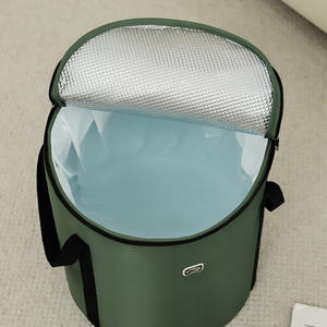 Baignoire pliable pour les pieds en tissu Oxford, portable, pour les soins à domicile, avec doublure isolante pour adultes - Product Image 1