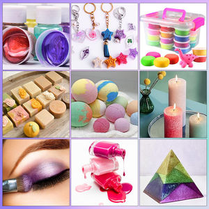 ผงสีมุก 56 สี สำหรับเครื่องสำอาง ผงสีไมก้าสำหรับลิปกลอส ทำสบู่ และเรซิ่น - Product Image 4