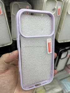 Funda Protectora Transparente Delgada <span class=keywords><strong>y</strong></span> Resistente a Impactos con Marco Elevado para Cámara, para Teléfonos Móviles de las Series 17/16/15/<span class=keywords><strong>14</strong></span>/<span class=keywords><strong>13</strong></span>, en Acrílico - Product Image 3