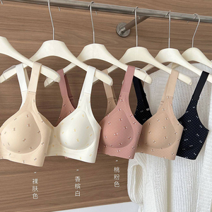 Seamless <strong>Bras</strong> for Women <strong>No</strong> Underwire Wireless Full Coverage Push up Bralette Comfort Scalloped T-Shirt <strong>Bra</strong> Summer Everyday - Product Image 5