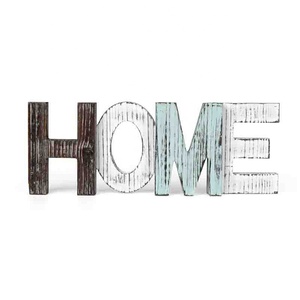 Décoration de Table et mur suspendu lettre rustique <span class=keywords><strong>en</strong></span> bois signe de maison lettres découpées <span class=keywords><strong>en</strong></span> bois vieilli, alphabet <span class=keywords><strong>en</strong></span> bois autoportant - Product Image 3