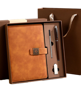 Khuyến Mại Của Công Ty Bộ Quà Tặng Sang Trọng <span class=keywords><strong>2025</strong></span> Da Tạp Chí Nhật Ký Kế Hoạch Máy Tính Xách Tay Với Bút Và Ổ Đĩa Flash USB - Product Image 1