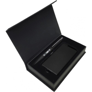 Hộp Quà Tặng Đóng Từ Tính Thiết Kế Tùy Chỉnh Có Chèn Hộp Các Tông Lót Xốp EVA Hộp Quà Tặng Dập Giấy Bạc Đen - Product Image 2