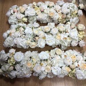 <span class=keywords><strong>M</strong></span>-1150 по индивидуальному заказу Искусственный Свадебный декор с кружевными цветами Runner украшение для стола - Product Image 2
