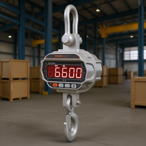 เครื่องชั่งเครนดิจิตอล Db 6600 ปอนด์ ตัวเครื่องอะลูมิเนียมหล่อ สำหรับงานหนักในอุตสาหกรรม พร้อมรีโมทคอนโทรล - Product Image 2