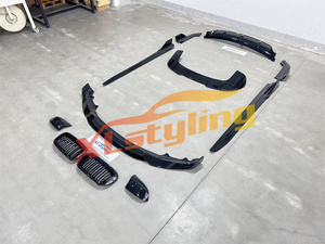 Pièces automobiles pour voiture, kit aérodynamique Black Knight, lèvre de séparateur avant, spoiler pour <span class=keywords><strong>BMW</strong></span> <span class=keywords><strong>X5</strong></span> <span class=keywords><strong>F15</strong></span>, <span class=keywords><strong>calandre</strong></span> de spoiler - Product Image 3