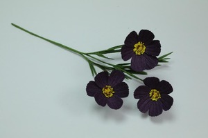 Fleurs d'<span class=keywords><strong>iris</strong></span> artificielles en papier crépon en gros, grand format, aspect réaliste, pour mariage printanier, décoration de table, vase, fête - Product Image 5
