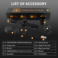 FOCUHUNTER Zero Stop Miras Telescopicas 5-25x56 5-30x56 4-16x44 6-24x50 Lunette de chasse à premier plan focal et accessoires