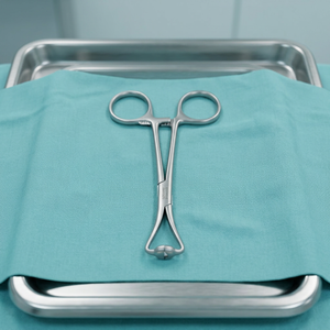Pinces hémostatiques Hoffman en acier inoxydable, instrument chirurgical manuel certifié CE Classe I pour utilisation en salle d'opération - Product Image 1