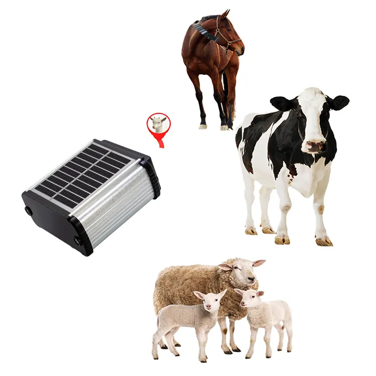 GPS-трекер для коров 2G, устройство отслеживания ограждения ошейника в реальном времени, на солнечной батарее, для крупных животных, собак, крупного рогатого скота