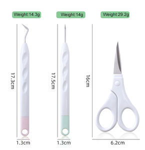 กรรไกรตัดกระดาษสำหรับเด็กกรรไกรตัดกระดาษกรรไกรงานฝีมือพลาสติกสำหรับเด็กนักเรียนกรรไกรเครื่องเขียนแบบแฮนด์เมด - Product Image 4