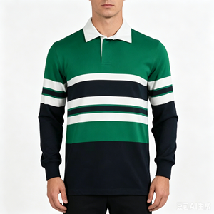 T-<span class=keywords><strong>shirt</strong></span> <span class=keywords><strong>de</strong></span> <span class=keywords><strong>rugby</strong></span> en coton pour adulte, manches longues et courtes, respirant - Product Image 1