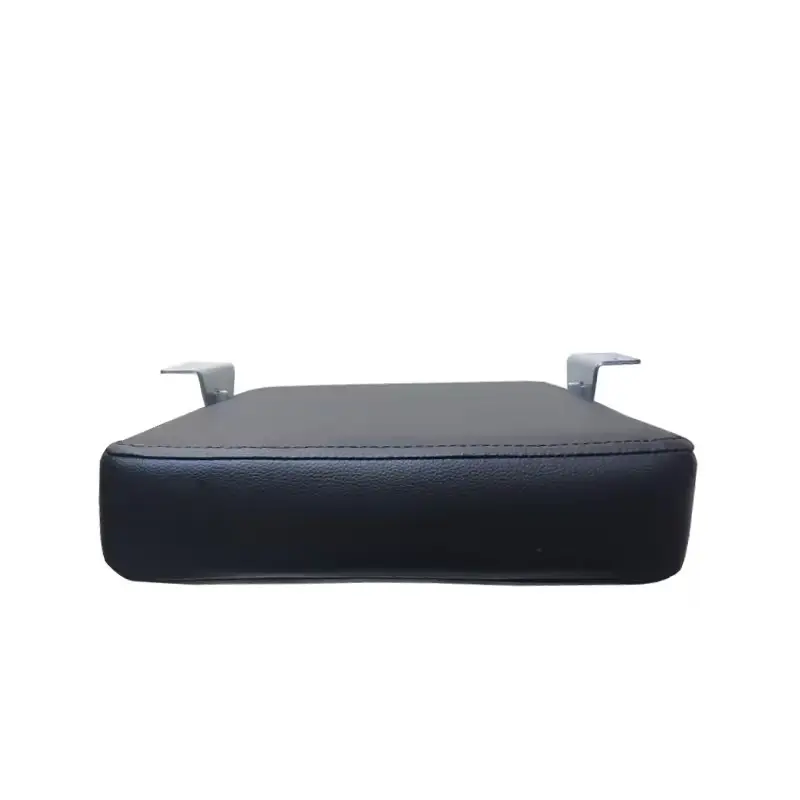 Automatic swivel PVC leather back cushion support auto seat side folding table window seat for car train.Bus.School Van