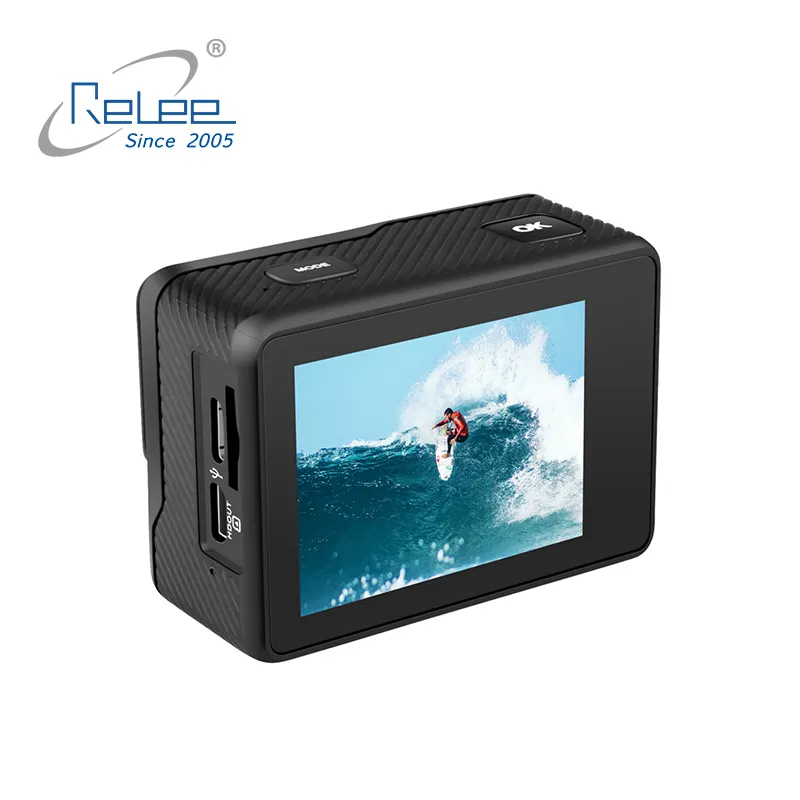 Kamera Digital Perekam Video 30 Megapiksel, Aksesori Olahraga Wifi Layar Ganda Hd Mini Tahan Air 4K