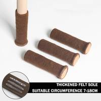 Pieds de meubles protecteurs tricotés pieds de chaise coussinets antidérapants pieds de table chaussettes pour protecteurs de sol coussinets de chaise couvertures