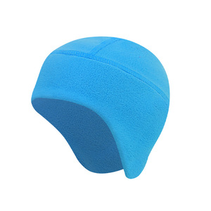 Fleece Lined <b>Warm</b> <b>Hat</b> With Ear Flaps Windproof Double Layer Outdoor Cycling Ski Cap For Adults Solid Color - Product Image 3
