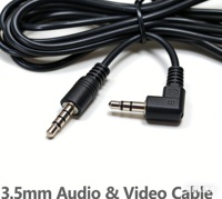 Câble audio blindé en PVC à angle droit de 3,5 mm, 1 m, mâle-mâle, cordon AUX pour haut-parleur de voiture, casque, noir/blanc