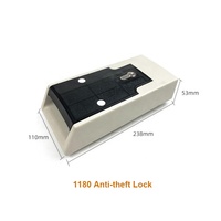 Poignée de porte de congélateur réfrigérateur four de style industriel 1180 Verrou de loquet pour chambre froide