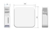 Déshumidificateur ultra-plat DTA de 7 cm d'épaisseur pour bibliothèque, format mini, OEM/ODM disponible