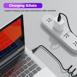 Vente en gros Câble 2 en 1 120W USB A vers Type C IOS Affichage numérique Tressé Charge rapide Câble USB pour Samsung Xiaomi - Product Image 4