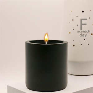 En Stock, logotipo privado de lujo, fragancia personalizada, aceite esencial atrovirens, frascos de cerámica de color, cera de soja, vela aromática perfumada - Product Image 2