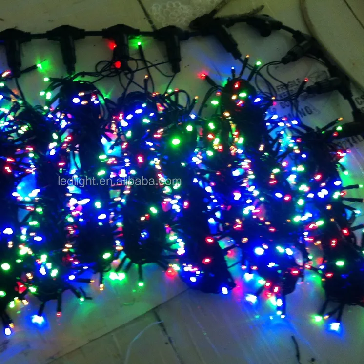 Winkle-guirnalda de luces LED para decoración de Navidad, guirnalda impermeable de 8 modos para fiesta de jardín