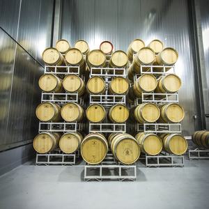 Estante de almacenamiento de barril de almacén de acero apilable personalizado estante de almacenamiento de tambor de aceite - Product Image 3