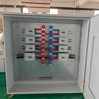Boîte de distribution électrique extérieure monophasée 220V avec disjoncteur et boîte de distribution fibre optique