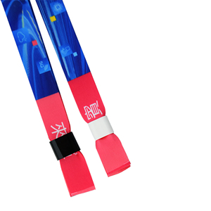 Lanière en tissu polyester avec logo Roust, sangle courte personnalisée, bracelet jetable imprimé innovant et personnalisé pour <span class=keywords><strong>billet</strong></span> - Product Image 6