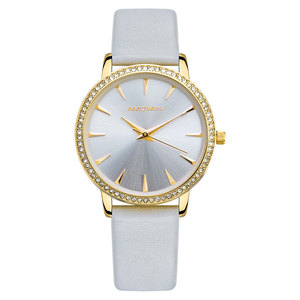<span class=keywords><strong>Reloj</strong></span> de Lujo AMOVAN para <span class=keywords><strong>Mujer</strong></span>, Analógico, con Correa de Acero Inoxidable, 36 mm, Resistente al Agua, Movimiento de Cuarzo <span class=keywords><strong>Citizen</strong></span>, Diseño Simple, Suministro ODM - Product Image 3