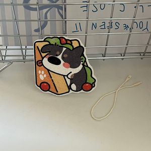 Éponge en pâte de bois compressée FF5851, éponge en cellulose pour la vaisselle, éponge de nettoyage écologique pour la cuisine, éponge à récurer en forme de <span class=keywords><strong>chien</strong></span> de dessin animé - Product Image 6