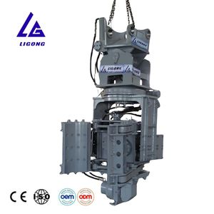 Nuovo Vibrodriver con Impugnatura Laterale e Doppia Morsetta per Escavatori da 10-15 Tonnellate, Modello 2026 - Product Image 1