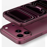 Coque texturée sergé pour iPhone 18 17 16 Pro Max, ultra-fine 0,3 mm, finition mate, antidérapante, agréable au toucher, sensation peau.