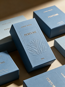 Luxury Texture <strong>Paper</strong> Embossed <strong>Pattern</strong> <strong>Paper</strong> Box for 30ml 50ml 100ml Men's Perfume Bottle Packaging - Product Image 3