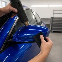 Film de protection PPF bleu Neptune brillant personnalisé en gros, résistant aux UV, pour voitures de luxe