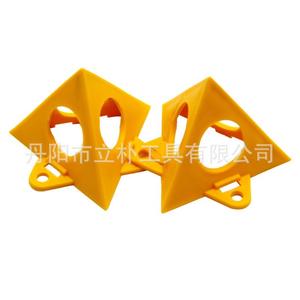 Support de trépied pyramidal Mr Drill, 10 pièces, support de peinture en plastique jaune pour le travail du bois - Product Image 3