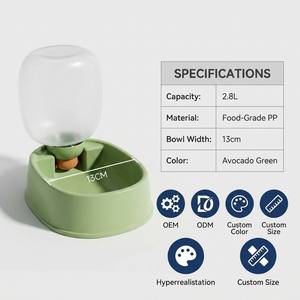 Bebedero Automático para Mascotas de 2.8L, Dispensador de Agua por Gravedad para Perros con Recipiente Extra Ancho de 13cm para Gatos y Perros, <span class=keywords><strong>Precio</strong></span> de Fábrica - Product Image 2