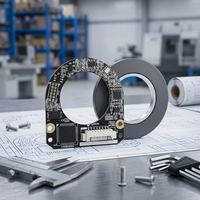 Encodeur Rotatif Magnétique Absolu Arcsec Drive ECoder, 11mm Creux, Interface RS485 24 bits pour Moteur de Robot