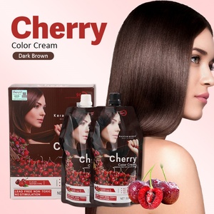 Crema de Coloración Capilar Negra Orgánica, Productos Profesionales para Salón, Tinte Permanente para el Cabello con Bajo Contenido de Amoníaco y Etiqueta Privada - Product Image 1