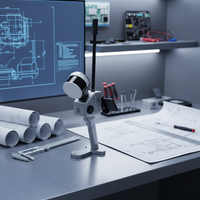 Sistema LiDAR SLAM Mini Light GS-100G Todo en Uno para Mapeo 3D y Reconstrucción de Espacios Interiores