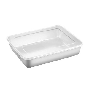 Stainless Steel <b>Food</b> <b>Storage</b> <b>Container</b> Rectangle With Lid <b>Stackable</b> For Kitchen Refrigerator Use - Product Image 5