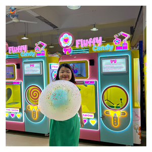 New Arrival hoàn toàn tự động rắc chức năng kẹo bông Máy bán hàng tự động để bán - Product Image 4