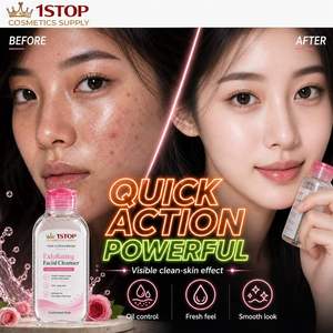 Gel Limpiador Facial Blanqueador y Aclarante, Exfoliante para Puntos Negros y Enrojecimiento, Limpieza Facial Completa - Product Image 1