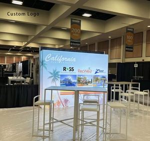 Aluminum Fabric SEG <b>Advertising</b> <b>Light</b> <b>Box</b> Display Stand with Pop up Backdrop for Corporate Giveaways - Product Image 1