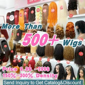 Perruques en cheveux humains en gros, perruque blonde en cheveux humains sans colle, sans perte de cheveux, sans nœuds, perruque frontale en dentelle HD 13x6 pour femmes noires - Product Image 6