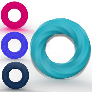 แหวนรัดอวัยวะเพศชาย ของเล่นทางเพศ ซิลิโคนเหลวเนื้อนุ่ม ช่วยยืดเวลาการมีเพศสัมพันธ์ แหวนล็อคเพิ่มความสุขทางเพศ - Product Image 6