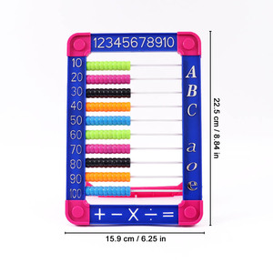 Juegos Educativos de Matemáticas Foska, Juguetes de Aprendizaje Preescolar, Ábaco de Plástico de Alta Calidad para Niños, Matemáticas para Primaria, <span class=keywords><strong>1</strong></span>.º y 2.º Grado - Product Image 4