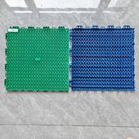 Dalles de sol sportives en PP emboîtables de qualité supérieure, texture antidérapante pour toits, jardins, terrasses, tapis de drainage extérieur