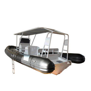 27 ft Hedia Aluminium Double Floor <span class=keywords><strong>Semi</strong></span>-<span class=keywords><strong>Rigide</strong></span> Gonflable Boat RIB800 Patrol Ship Fishing Rowing Outboard Engine Included Combo - Product Image 6